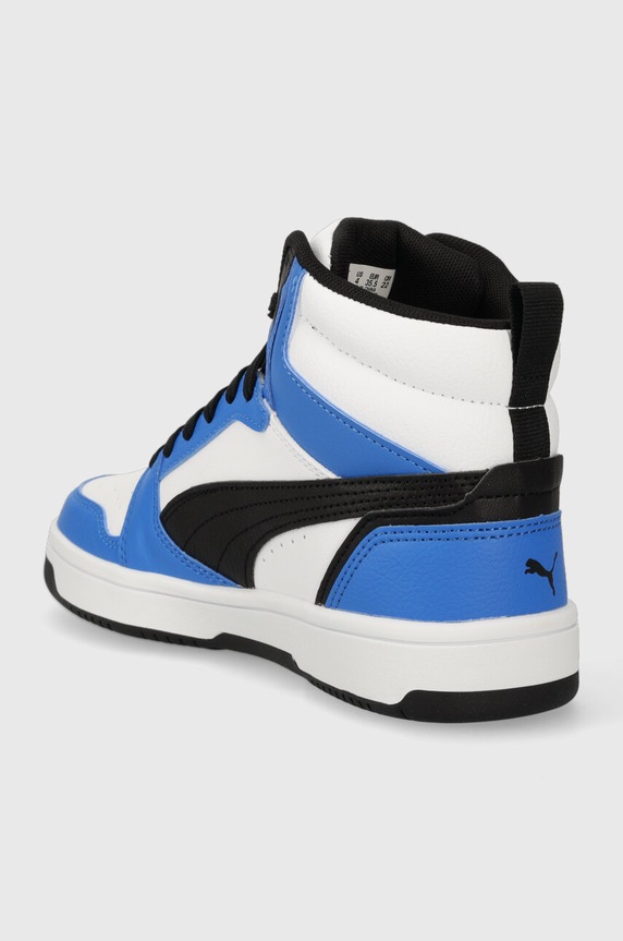 Fiú Puma gyerek sportcipő Rebound V6 Mid Jr 393831 kék