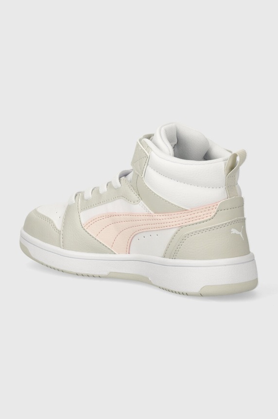 Chlapec Detské tenisky Puma Rebound V6 Mid AC+ PS 393832 sivá