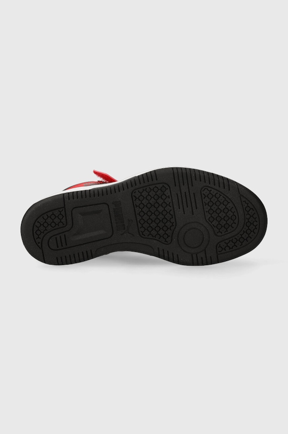 Puma sneakersy dziecięce Rebound V6 Mid AC+ PS 393832 czerwony