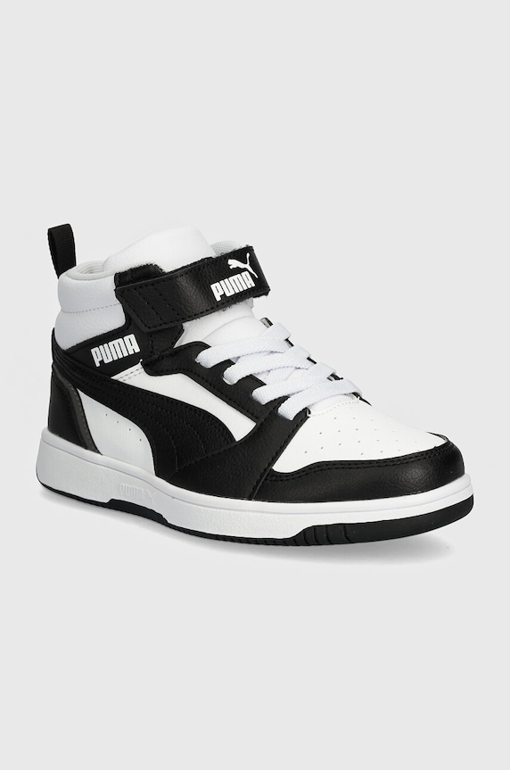 Dětské sneakers boty Puma Rebound V6 Mid AC+ PS Planet friendly černá 393832