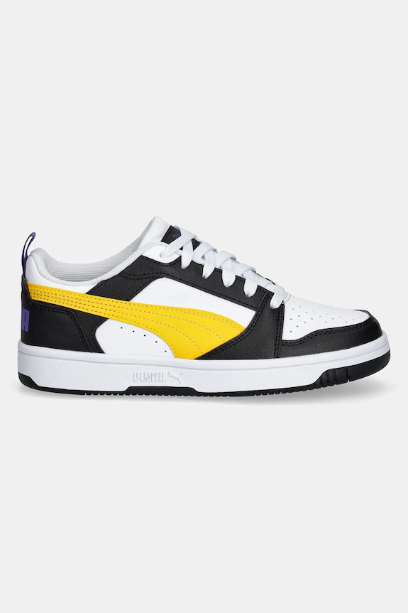 Puma sneakers pentru copii Rebound V6 Lo Jr 393833 alb AW25