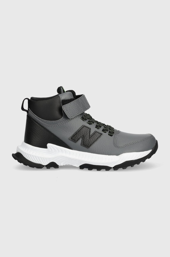 Παιδικές δερμάτινες χειμερινές μπότες New Balance PT800TG3 μόνωση γκρί PT800TG3