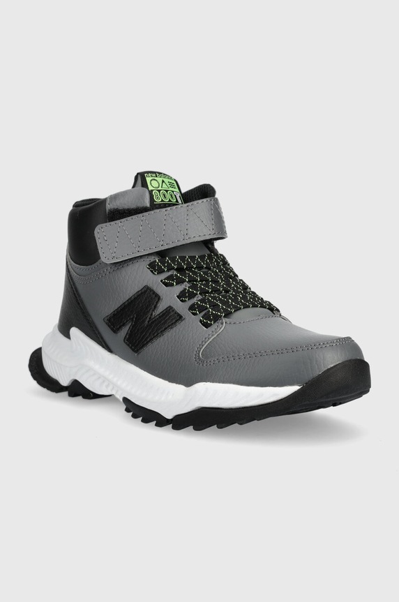 Παιδικές δερμάτινες χειμερινές μπότες New Balance PT800TG3 PT800TG3 γκρί AW23