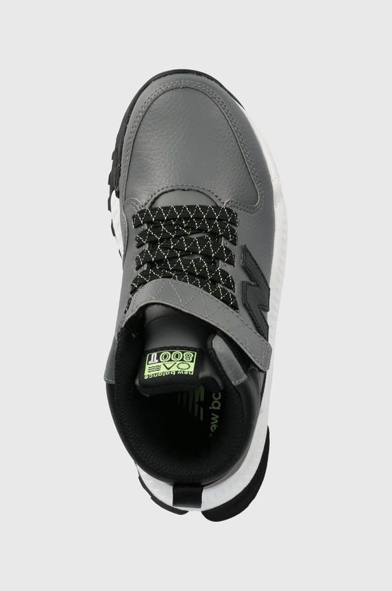 Παιδικές δερμάτινες χειμερινές μπότες New Balance PT800TG3 γκρί PT800TG3