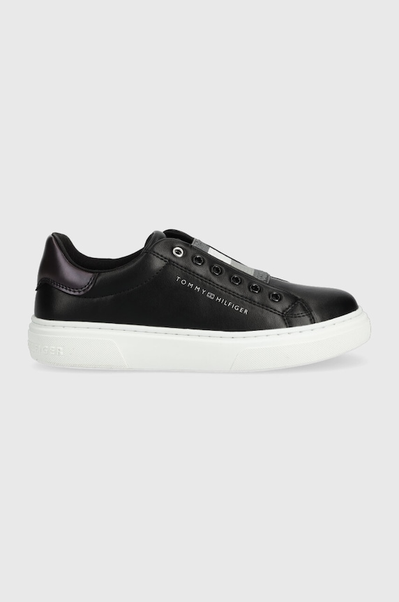 Tommy Hilfiger gyerek sportcipő textil fekete T3A9.32963.30.34