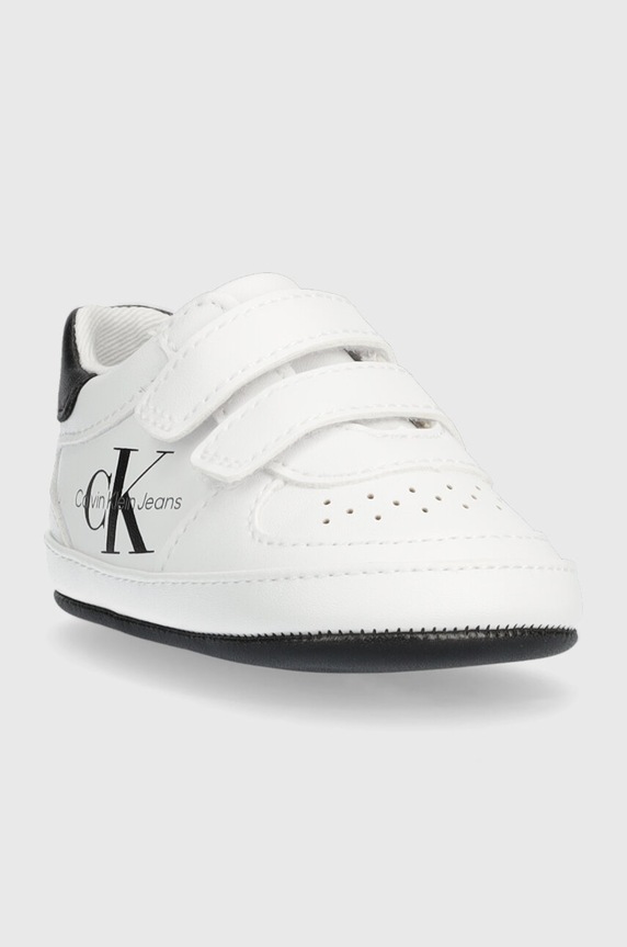 Calvin Klein Jeans buty niemowlęce V0B4.80715 biały AW24