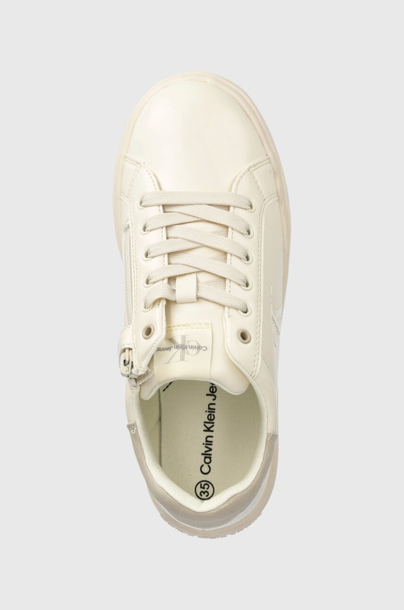 Calvin Klein Jeans sneakersy dziecięce beżowy V3A9.80657.35.39