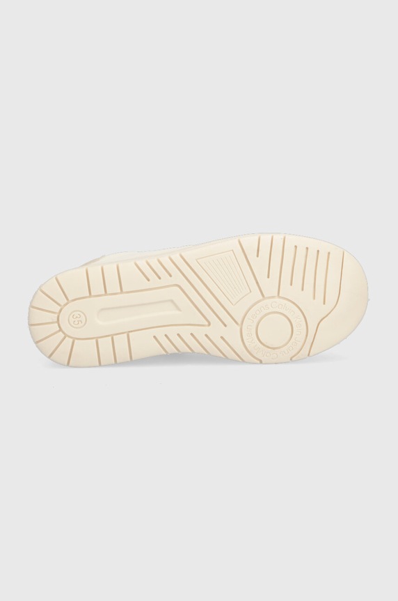 Calvin Klein Jeans sneakersy dziecięce V3A9.80657.35.39 beżowy