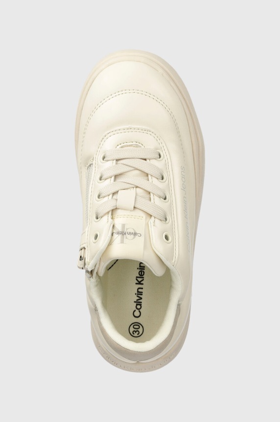 Calvin Klein Jeans gyerek sportcipő bézs V3A9.80664.28.34