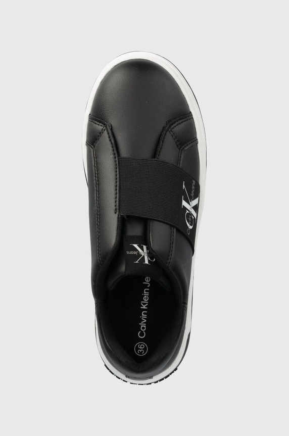Calvin Klein Jeans sneakersy dziecięce czarny V3X9.80725.35.40