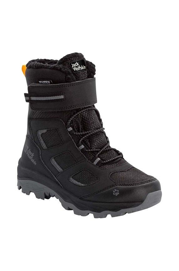 Κοριτσίστικα Παιδικές χειμερινές μπότες Jack Wolfskin VOJO WT TEXAPORE HIGH 4054011 μαύρο