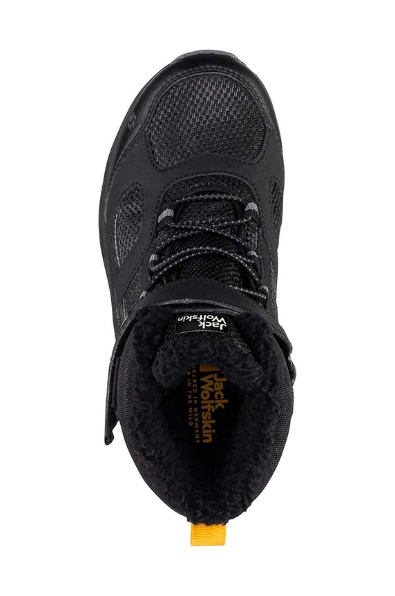 Παιδικές χειμερινές μπότες Jack Wolfskin VOJO WT TEXAPORE HIGH 4054011 μαύρο