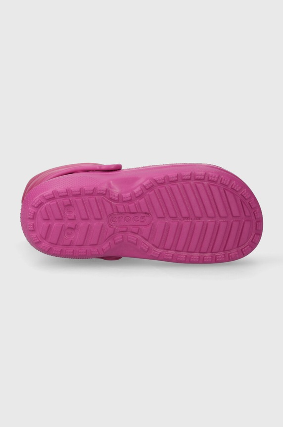 Crocs gyerek hótaposó Classic Lined Neo Puff 207940.CROCS.CLASSIC.LI rózsaszín
