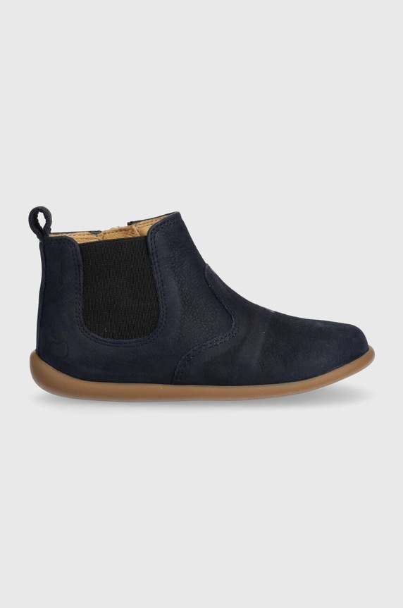 Pom D'api scarpe basse in pelle bambini blu navy P1ADBG0401.24.25