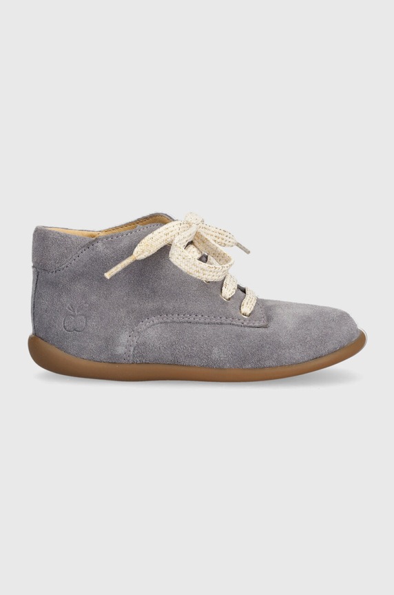 Pom D'api pantofi din piele intoarsa pentru copii STAND-UP DERBY violet P1AGDO0404.24.25