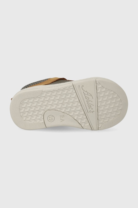 Детские кожаные полуботинки Pom D'api MOUSSE ZIP TREK P1PDBY0401.19.23 зелёный