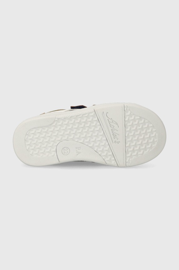 Pom D'api sneakersy skórzane dziecięce MOUSSE EASY RACING P1PECO0403.19.23 zielony