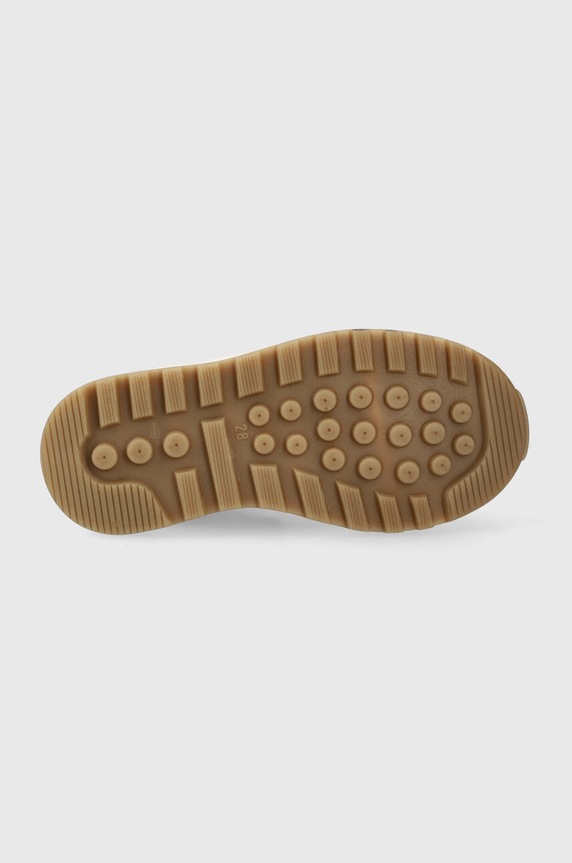 Dječje kožne polucipele Pom D'api FLOW BOOTS P1QPCL0403.28.30 smeđa