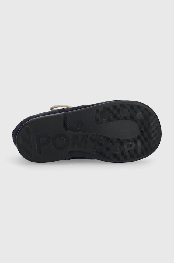 Pom D'api pantofi din piele intoarsa pentru copii P1ZADZ0401 bleumarin
