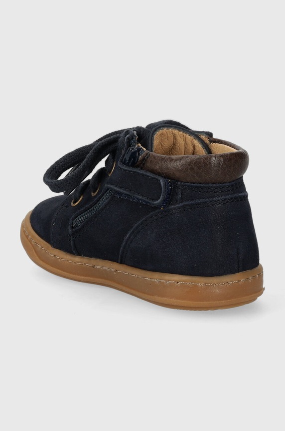 Мальчик Детские замшевые полуботинки Shoo Pom P4BHCE04R1 тёмно-синий