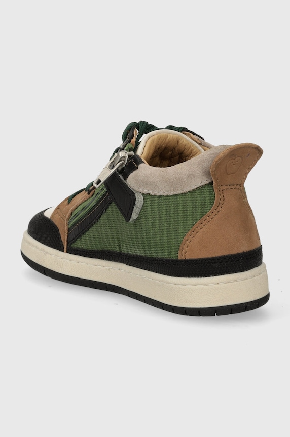 Αγορίστικα Δερμάτινα παιδικά κλειστά παπούτσια Shoo Pom P4GAAO0403 πράσινο