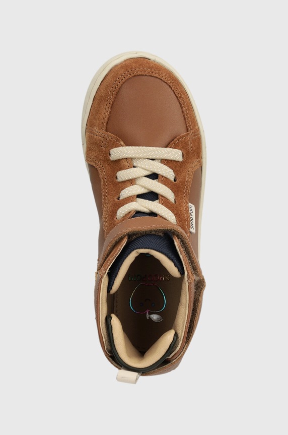 Shoo Pom buty skórzane dziecięce brązowy P4KAFB04R1.25.27