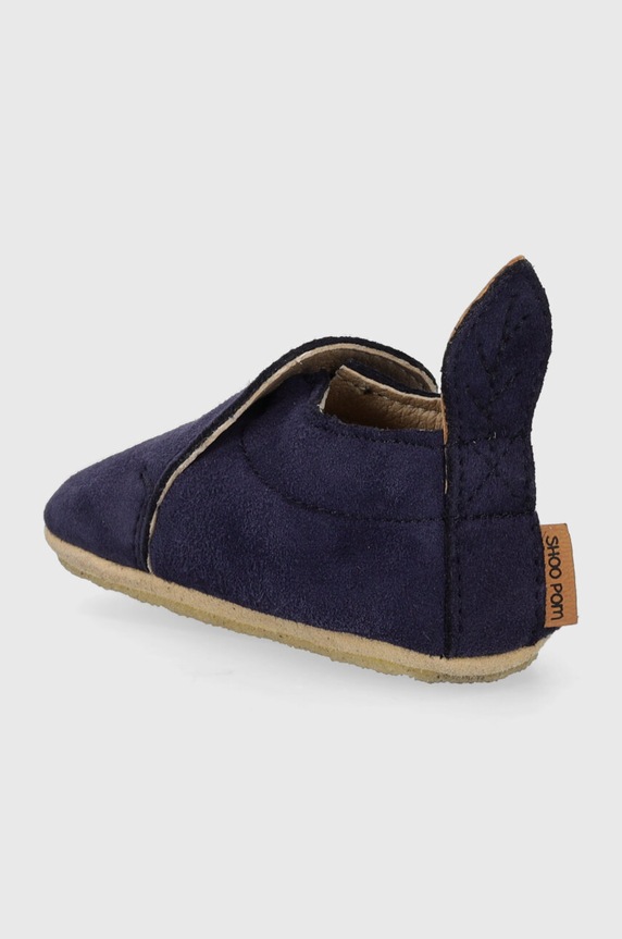 Shoo Pom buty zamszowe niemowlęce granatowy P4NBEV0404