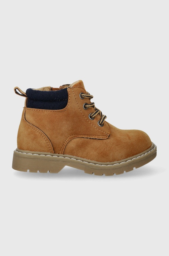 zippy buty zimowe dziecięce imitacja zamszu brązowy 3105642201