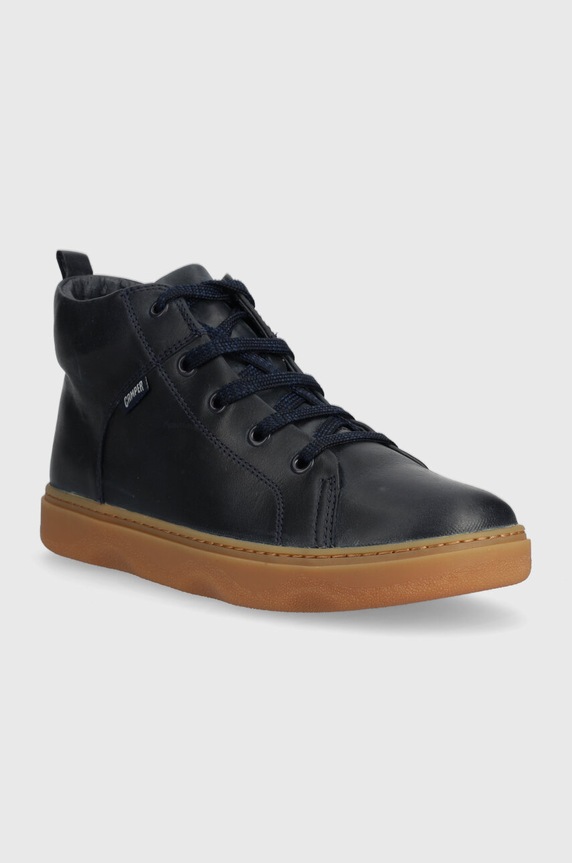 Детские кожаные полуботинки Camper Kiddo Kids K900189.35.38 тёмно-синий AW25