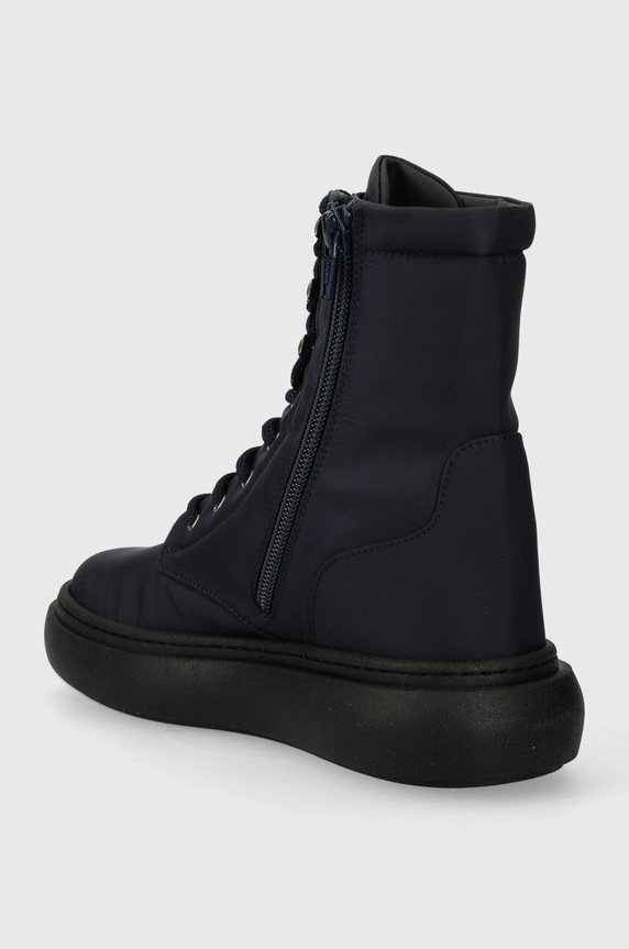 CHLAPEC Dětské zimní boty Emporio Armani XYN010.XOT83 námořnická modř