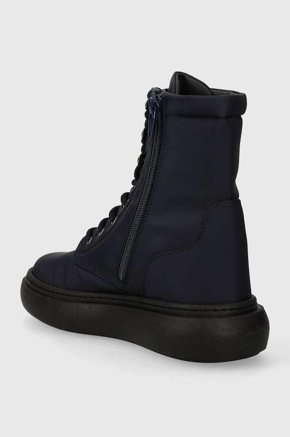 CHLAPEC Dětské zimní boty Emporio Armani XYN010.XOT83 námořnická modř