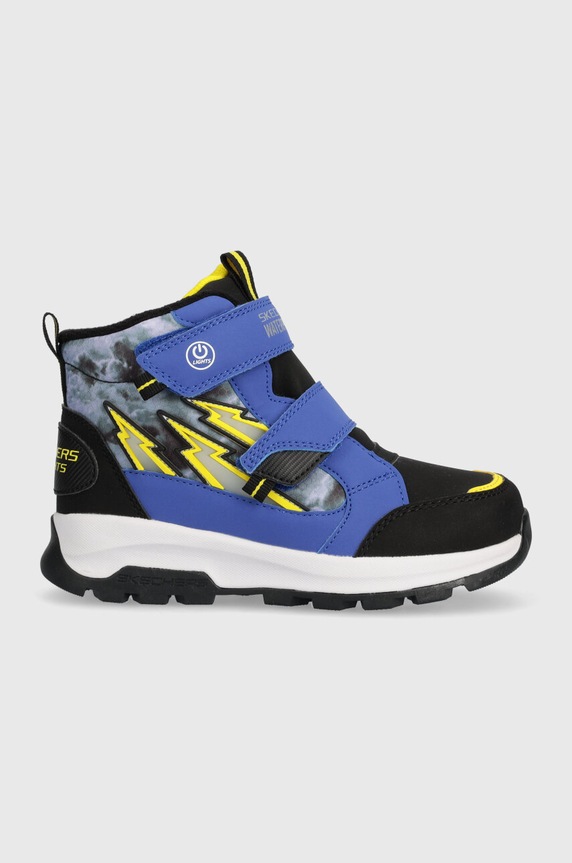 Skechers buty zimowe dziecięce STORM BLAZER syntetyczny niebieski 400148L
