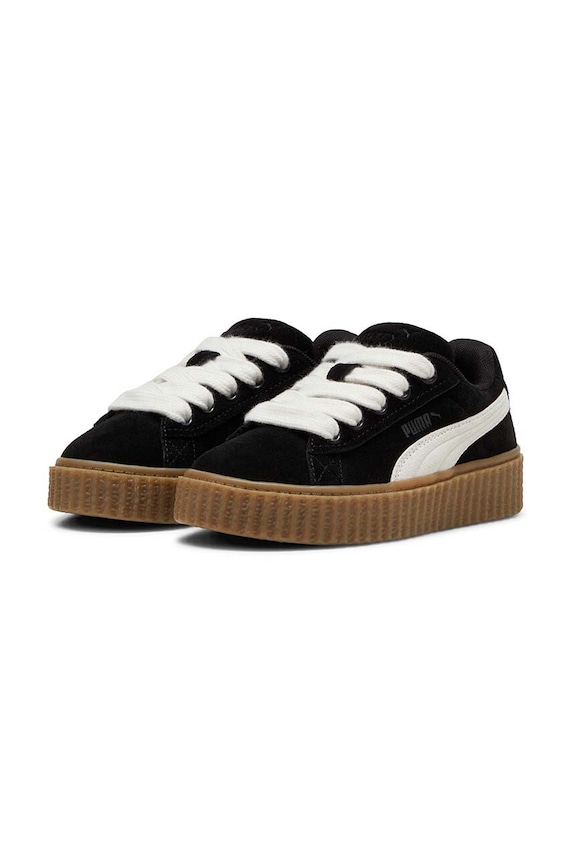 Dětské semišové sneakers boty Puma CREEPER PHATTY PS 39683001 černá AW23