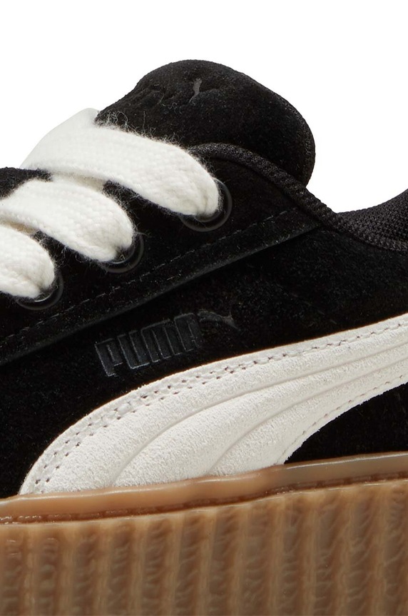 CHLAPEC Dětské semišové sneakers boty Puma CREEPER PHATTY PS 39683001 černá