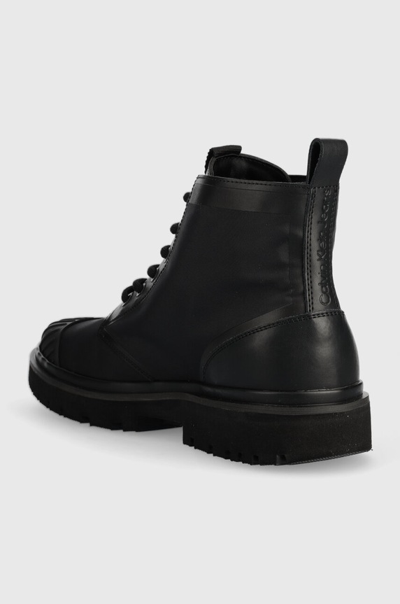 Cipők Calvin Klein Jeans bakancs EVA LACEUP BOOT MID YM0YM00833 fekete