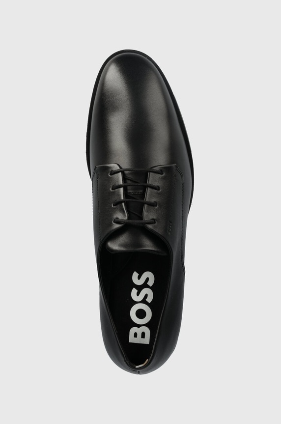 Kožené poltopánky BOSS Colby čierna 50498467.001