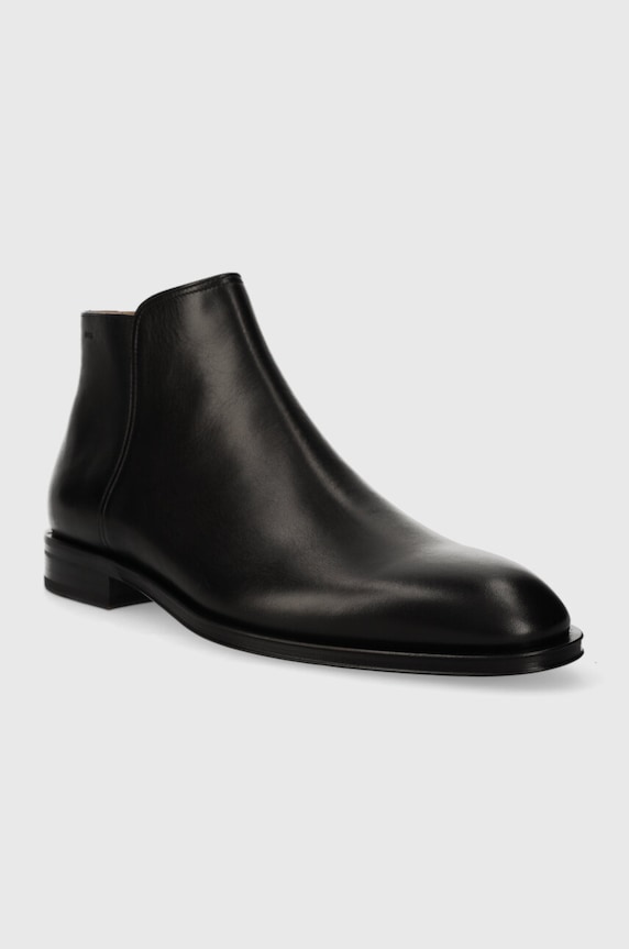 BOSS buty skórzane Derrek 50499288.001 czarny AW23