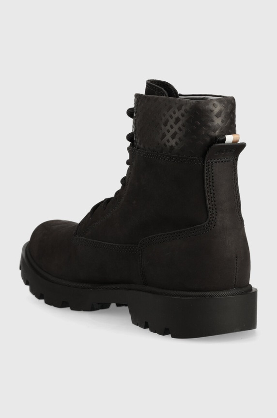 Obuwie BOSS buty zamszowe Adley 50498357.001 czarny
