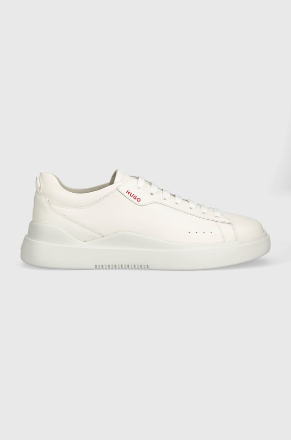 HUGO sneakersy skórzane Blake Planet friendly biały 50499261.100