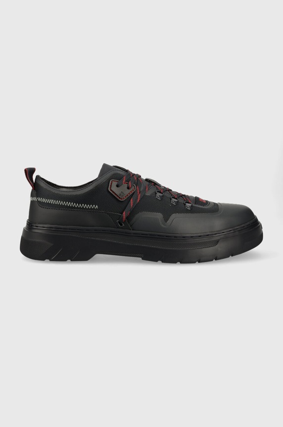 Sneakers HUGO Urian συνθετικό σκούρο μπλε 50498581.401