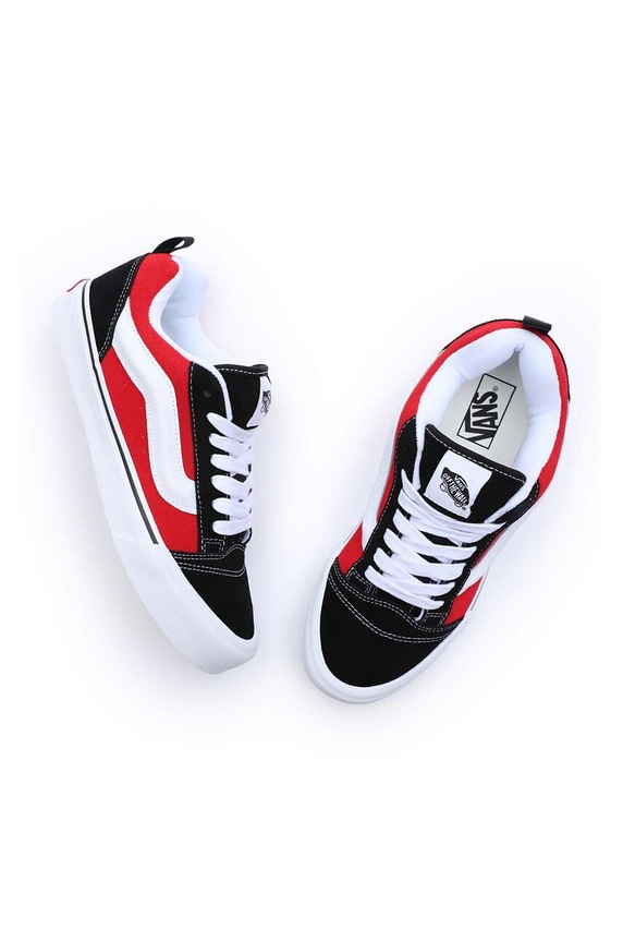 Vans tenisówki zamszowe Knu Skool czerwony VN0009QC6RT1