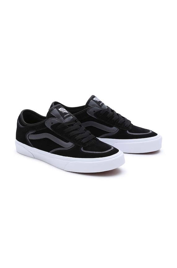 Σουέτ sneakers Vans Rowley Classic VN0009QJKOU1 μαύρο SS25
