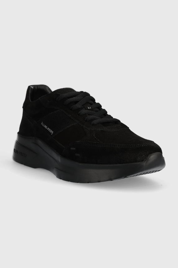 Semišové tenisky Filling Pieces Jet Runner 17127361847 čierna AW23