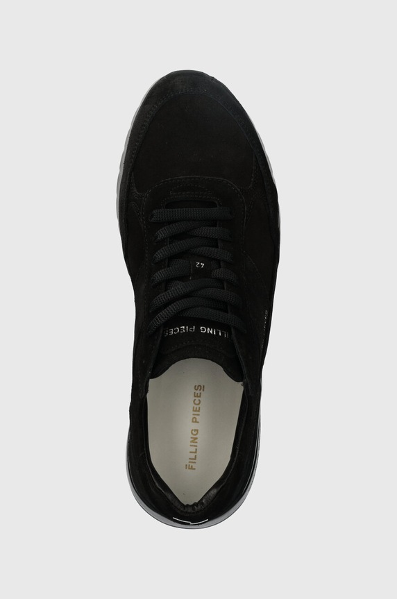 Semišové tenisky Filling Pieces Jet Runner čierna 17127361847