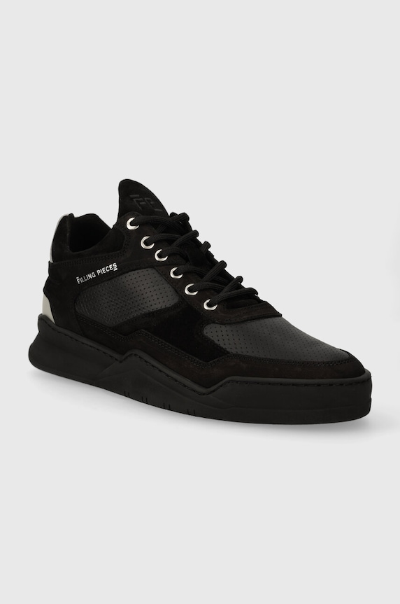 Kožené tenisky Filling Pieces Low Top Ghost Paneled 10120631284 černá AW23