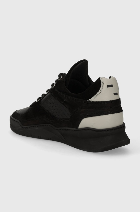 Boty Kožené tenisky Filling Pieces Low Top Ghost Paneled 10120631284 černá