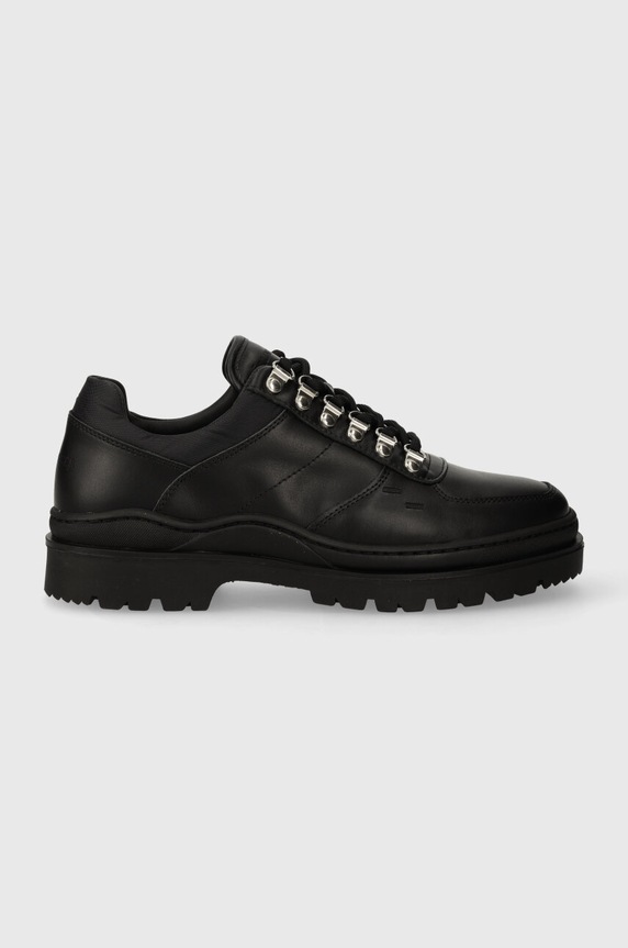 Kožne cipele Filling Pieces Mountain Trail zrnata koža crna 64328991847