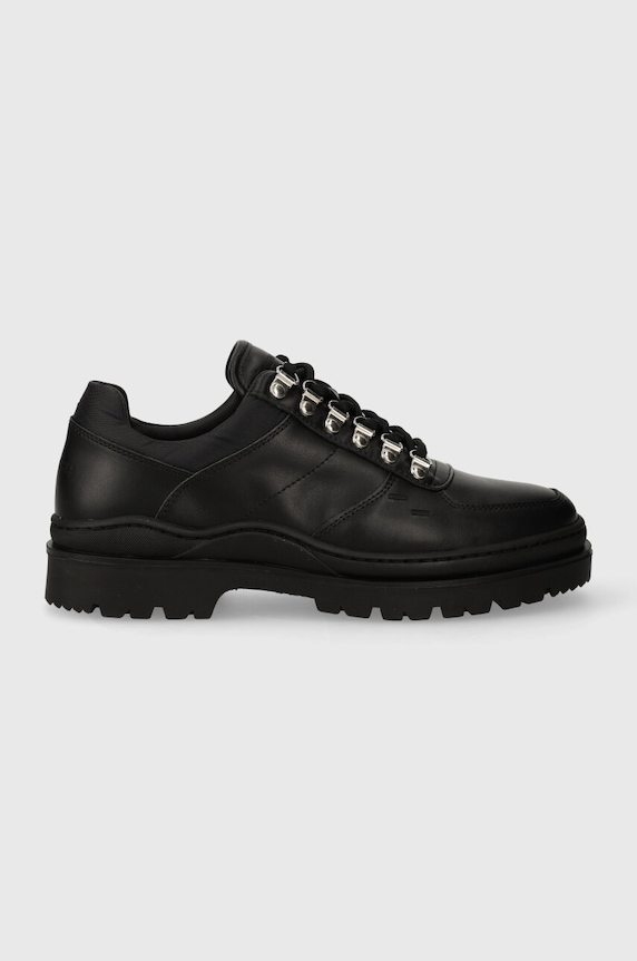 Kožne cipele Filling Pieces Mountain Trail zrnata koža crna 64328991847