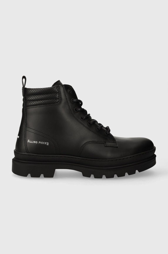 Turistička obuća Filling Pieces Josh Boot zrnata koža crna 73628221861