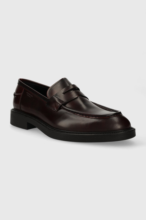 Vagabond Shoemakers mokasyny skórzane ALEX M 5366.104.43 bordowy AW23